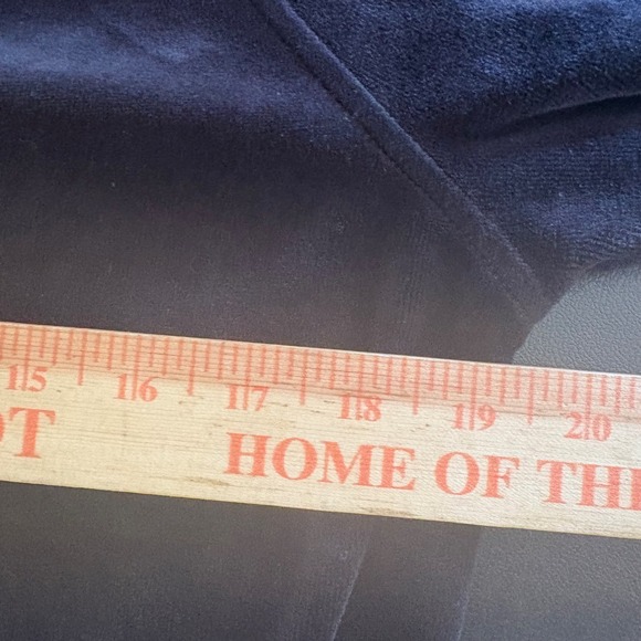 Juicy Couture Velour Jumpsuit Coveralls Womens M Black Juicy Mania Retro Y2K - Picture 7 of 13